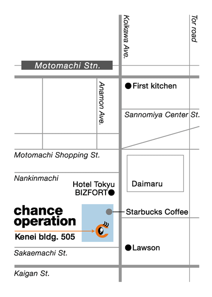 チャンスオペレーションロケーションマップ